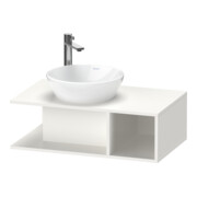 Duravit Meuble sous lavabo D-Neo Compact 80x48 cm, blanc, 1 tiroir, 1 console, suspendu-1
