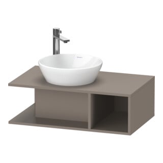 Duravit Meuble sous-lavabo D-Neo Compact 80x48 cm, blanc mat, 1 tiroir, 1 console, suspendu