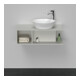 Duravit Meuble sous lavabo D-Neo Compact 80x48 cm, blanc mat, 1 tiroir, 1 console, suspendu-3