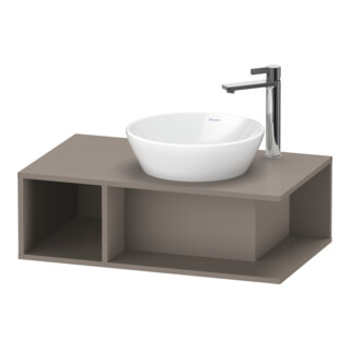 Duravit Meuble sous-lavabo D-Neo Compact 80x48 cm, blanc mat, 1 tiroir, 1 console, suspendu