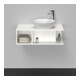 Duravit Meuble sous lavabo D-Neo Compact 80x48cm, blanc brillant, 1 tiroir, 1 tablette, suspendu-3