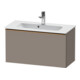 Duravit Meuble sous-lavabo D-Neo Compact 81x37,2, basalt mat, 1 tiroir, suspendu-1