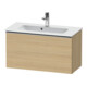 Duravit Meuble sous-lavabo D-Neo Compact 81x37,2, chêne naturel, 1 tiroir, suspendu-1