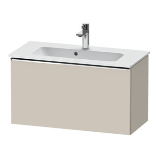 Duravit Meuble sous lavabo D-Neo Compact 81x37,2, chr/taupe, 1 tiroir, suspendu