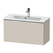 Duravit Meuble sous lavabo D-Neo Compact 81x37,2, chr/taupe, 1 tiroir, suspendu