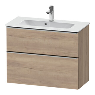 Duravit Meuble sous lavabo D-Neo Compact 81x37,2 cm, 1 porte, 1 tiroir, blanc mat