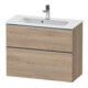Duravit Meuble sous lavabo D-Neo Compact 81x37,2 cm, 1 porte, 1 tiroir, blanc mat-1