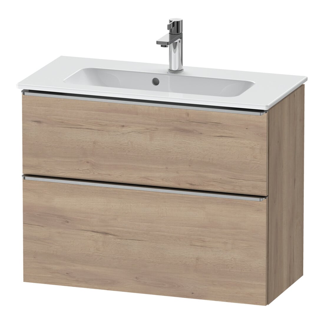 Duravit Meuble sous lavabo D-Neo Compact 81x37,2 cm, 1 porte, 1 tiroir, blanc mat