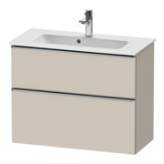 Duravit Meuble sous lavabo D-Neo Compact 81x37,2 cm, 1 porte, 1 tiroir, suspendu