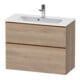 Duravit Meuble sous-lavabo D-Neo Compact 81x37,2 cm, 1 porte, 1 tiroir, suspendu-1