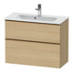 Duravit Meuble sous lavabo D-Neo Compact 81x37,2 cm, 1 porte, 1 tiroir, suspendu-1
