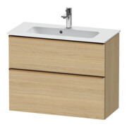 Duravit Meuble sous lavabo D-Neo Compact 81x37,2 cm, 1 porte, 1 tiroir, suspendu