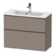 Duravit Meuble sous-lavabo D-Neo Compact 81x37,2 cm, 1 porte, 1 tiroir, suspendu-1