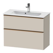 Duravit Meuble sous-lavabo D-Neo Compact 81x37,2 cm, 1 porte, 1 tiroir, suspendu