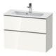 Duravit Meuble sous lavabo D-Neo Compact 81x37,2 cm, 1 porte, 1 tiroir, suspendu-1