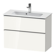 Duravit Meuble sous lavabo D-Neo Compact 81x37,2 cm, 1 porte, 1 tiroir, suspendu