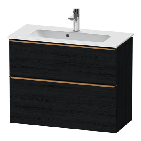 Duravit Meuble sous lavabo D-Neo Compact 81x37,2 cm, blanc, 1 porte, 1 tiroir, suspendu