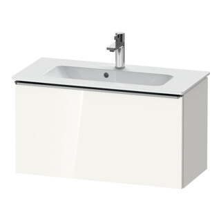 Duravit Meuble sous lavabo D-Neo Compact 81x37,2 cm, blanc brillant, 1 tiroir, suspendu