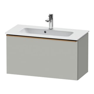 Duravit Meuble sous-lavabo D-Neo Compact 81x37,2 cm, blanc/gris, 1 tiroir, suspendu