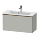 Duravit Meuble sous-lavabo D-Neo Compact 81x37,2 cm, blanc/gris, 1 tiroir, suspendu-1
