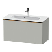Duravit Meuble sous-lavabo D-Neo Compact 81x37,2 cm, blanc/gris, 1 tiroir, suspendu