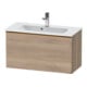 Duravit Meuble sous-lavabo D-Neo Compact 81x37,2 cm, blanc marbré, 1 tiroir, suspendu-1