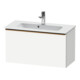 Duravit Meuble sous-lavabo D-Neo Compact 81x37,2 cm, bronze/blanc mat, 1 tiroir, suspendu-1