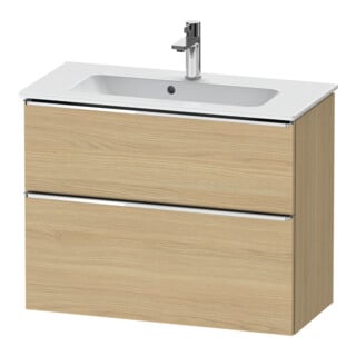 Duravit Meuble sous-lavabo D-Neo Compact 81x37,2 cm, ch/Ei N, 1 porte, 1 tiroir, suspendu