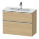 Duravit Meuble sous-lavabo D-Neo Compact 81x37,2 cm, ch/Ei N, 1 porte, 1 tiroir, suspendu-1