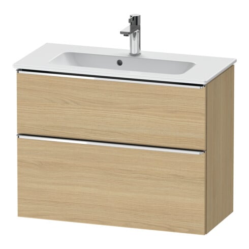 Duravit Meuble sous-lavabo D-Neo Compact 81x37,2 cm, ch/Ei N, 1 porte, 1 tiroir, suspendu