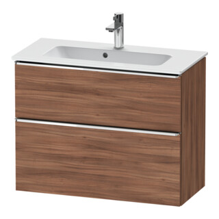 Duravit Meuble sous-lavabo D-Neo Compact 81x37,2 cm, ch/nb N, 1 porte, 1 tiroir, suspendu