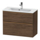 Duravit Meuble sous-lavabo D-Neo Compact 81x37,2 cm, chêne naturel, 1 porte, 1 tiroir, suspendu-1