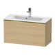 Duravit Meuble sous-lavabo D-Neo Compact 81x37,2 cm, chêne naturel, 1 tiroir, suspendu-1
