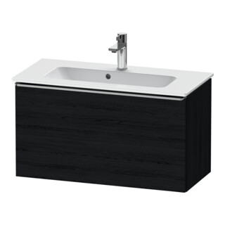 Duravit Meuble sous lavabo D-Neo Compact 81x37,2 cm, chêne noir, 1 tiroir, suspendu