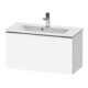 Duravit Meuble sous-lavabo D-Neo Compact 81x37,2 cm, chr/blc, 1 tiroir, suspendu-1