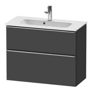 Duravit Meuble sous-lavabo D-Neo Compact 81x37,2 cm, ES blanc/gris, 1 porte, 1 tiroir, wd