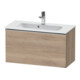 Duravit Meuble sous lavabo D-Neo Compact 81x37,2 cm, ES blanc/marbre, 1 tiroir, suspendu-1