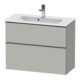 Duravit Meuble sous-lavabo D-Neo Compact 81x37,2 cm, ES gris/beige m, 1 tiroir, 1 porte, suspendu-1