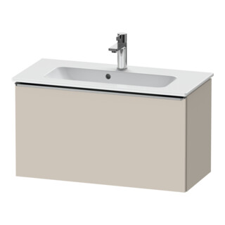 Duravit Meuble sous-lavabo D-Neo Compact 81x37,2 cm, ES taupe mat, 1 tiroir, suspendu