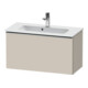 Duravit Meuble sous-lavabo D-Neo Compact 81x37,2 cm, ES taupe mat, 1 tiroir, suspendu-1