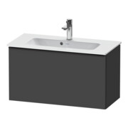 Duravit Meuble sous-lavabo D-Neo Compact 81x37,2 cm, noir/Grap ma, 1 tiroir, suspendu