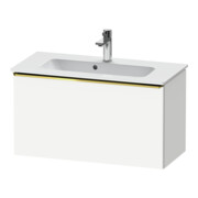 Duravit Meuble sous-lavabo D-Neo Compact 81x37,2 cm, or poli/blanc mat, 1 tiroir, suspendu