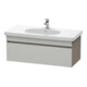 Duravit Meuble sous lavabo DuraStyle 100x45,3 cm, béton/marron, 1 tiroir, suspendu-1