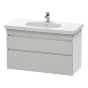 Duravit Meuble sous lavabo DuraStyle 100x45,3 cm, blanc mat, 2 tiroirs, suspendu