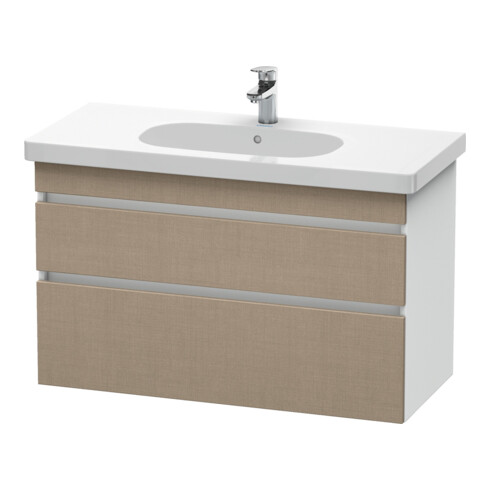Duravit Meuble sous lavabo DuraStyle 100x45,3 cm, blanc mat, 2 tiroirs, suspendu