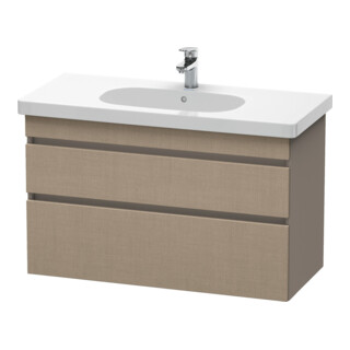 Duravit Meuble sous-lavabo DuraStyle 100x45,3 cm, blanc mat, 2 tiroirs, suspendu