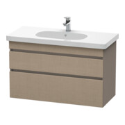 Duravit Meuble sous-lavabo DuraStyle 100x45,3 cm, blanc mat, 2 tiroirs, suspendu