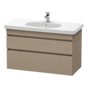 Duravit Meuble sous lavabo DuraStyle 100x45,3 cm, blanc mat, 2 tiroirs, suspendu