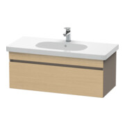 Duravit Meuble sous lavabo DuraStyle 100x45,3 cm, blanc œuf, 1 tiroir, suspendu