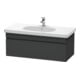 Duravit Meuble sous lavabo DuraStyle 100x45,3 cm, graphite mat, 1 tiroir, suspendu-1